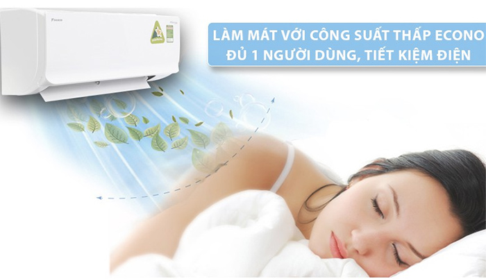 Điều H&ograve;a Treo Tường Daikin Inverter 1 Chiều 8.500 BTU (FTKC25UAVMV/RKC25UAVMV) &ecirc;m &aacute;i
