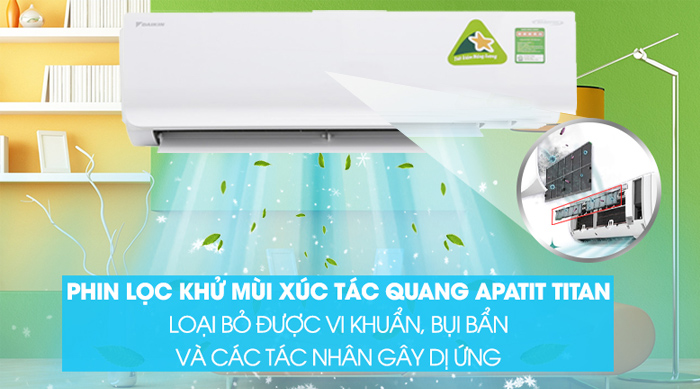 Điều Hòa Treo Tường Daikin Inverter 1 Chiều 20.500 BTU (FTKC60UVMV/RKC60UVMV) hiện đại