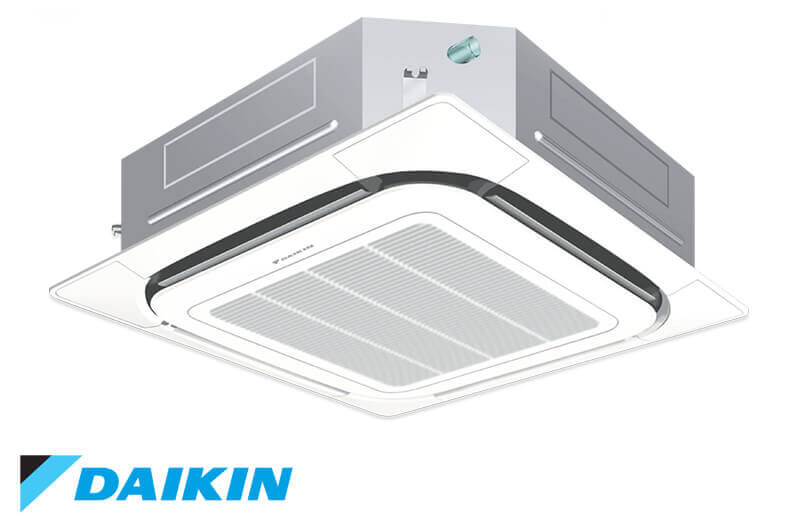 Điều Hòa Âm Trần Cassette Daikin 1 Chiều 18.000BTU (FCNQ18MV1/RNQ18MV19) Điều Khiển Không Dây (BRC7F633F9+BYCP125K-W18)